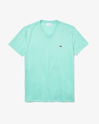 Playera ligera de algod&oacute;n Pima con cuello en V para hombre