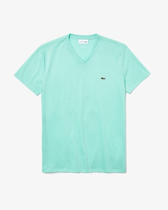 Playera Ligera De Algod&oacute;n Pima Con Cuello En V Para Hombre