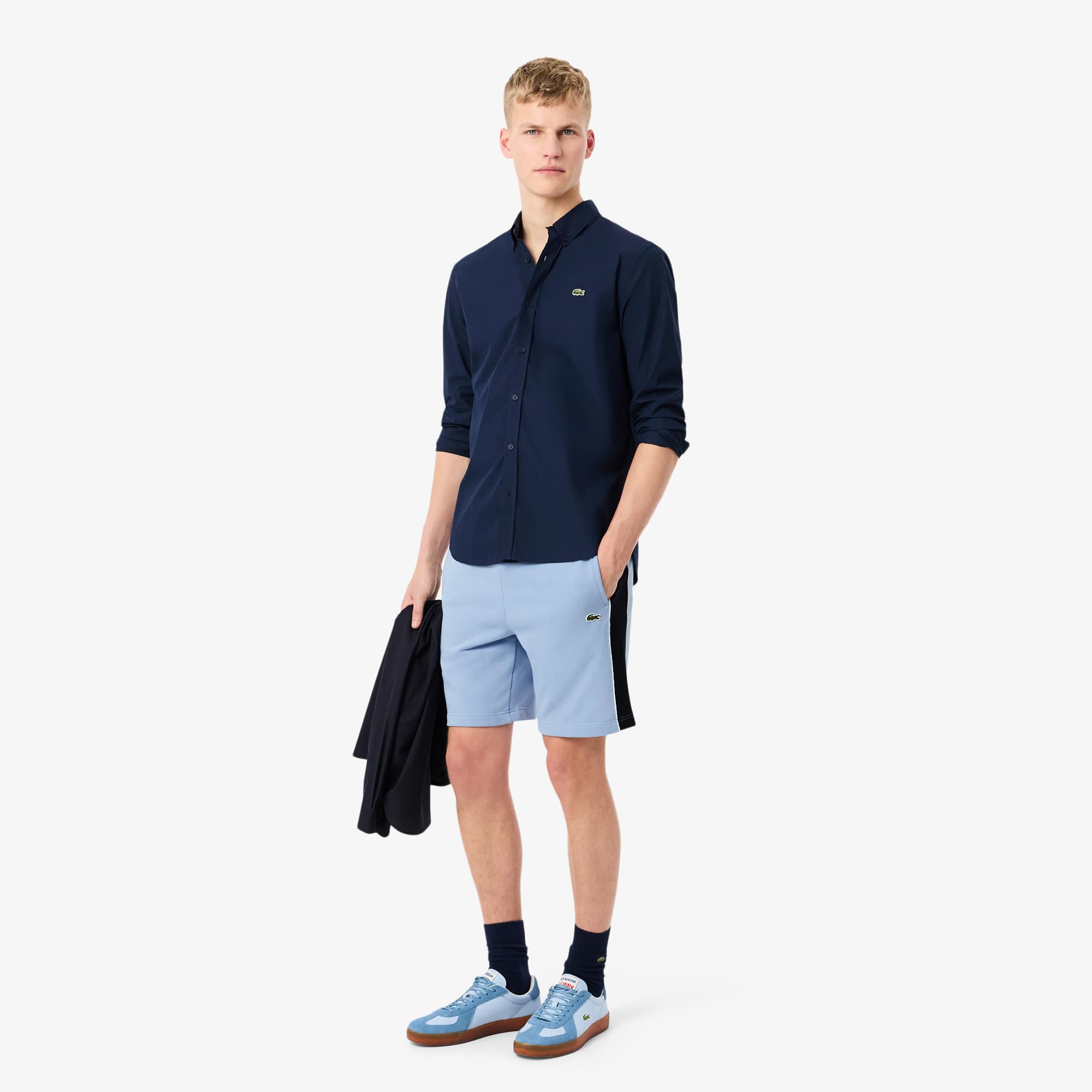 Regular Fit Colorblock Fleece Shorts - Shorts & Swim - New In 2026