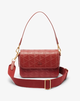 Maheki Embossed Leather Shoulder Bag