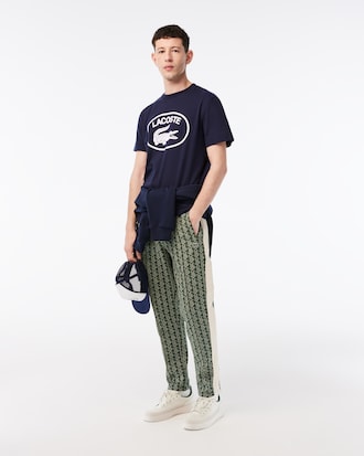 Men's Relaxed Fit Branded Cotton T-Shirt