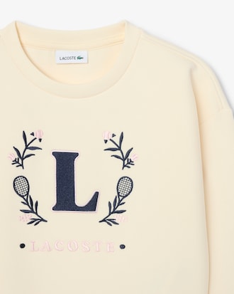 Embroidered Badge Neoprene Sweatshirt