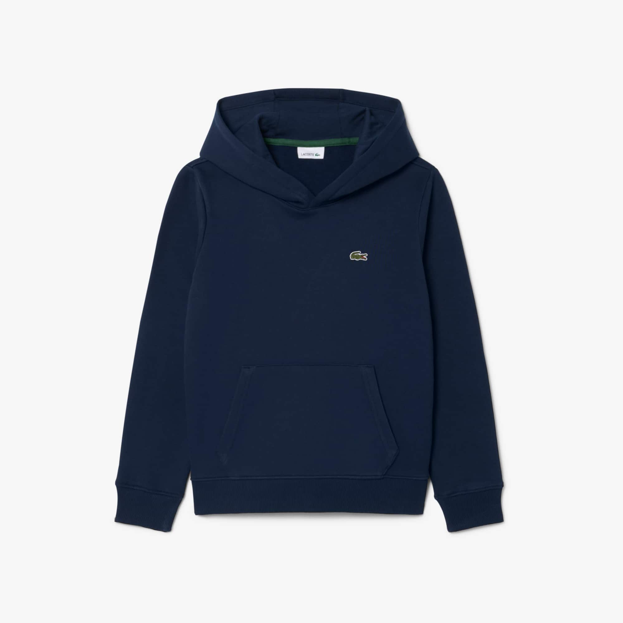 Lacoste Unisex Fleece Hoodie - 12 Years In Blue