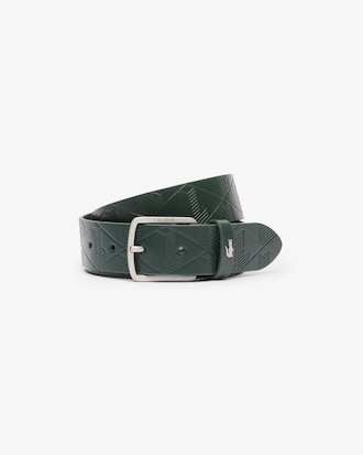 Ceinture en cuir monogramme