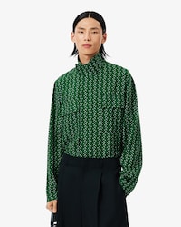 Runway Regular Fit Printed Satin Shirt