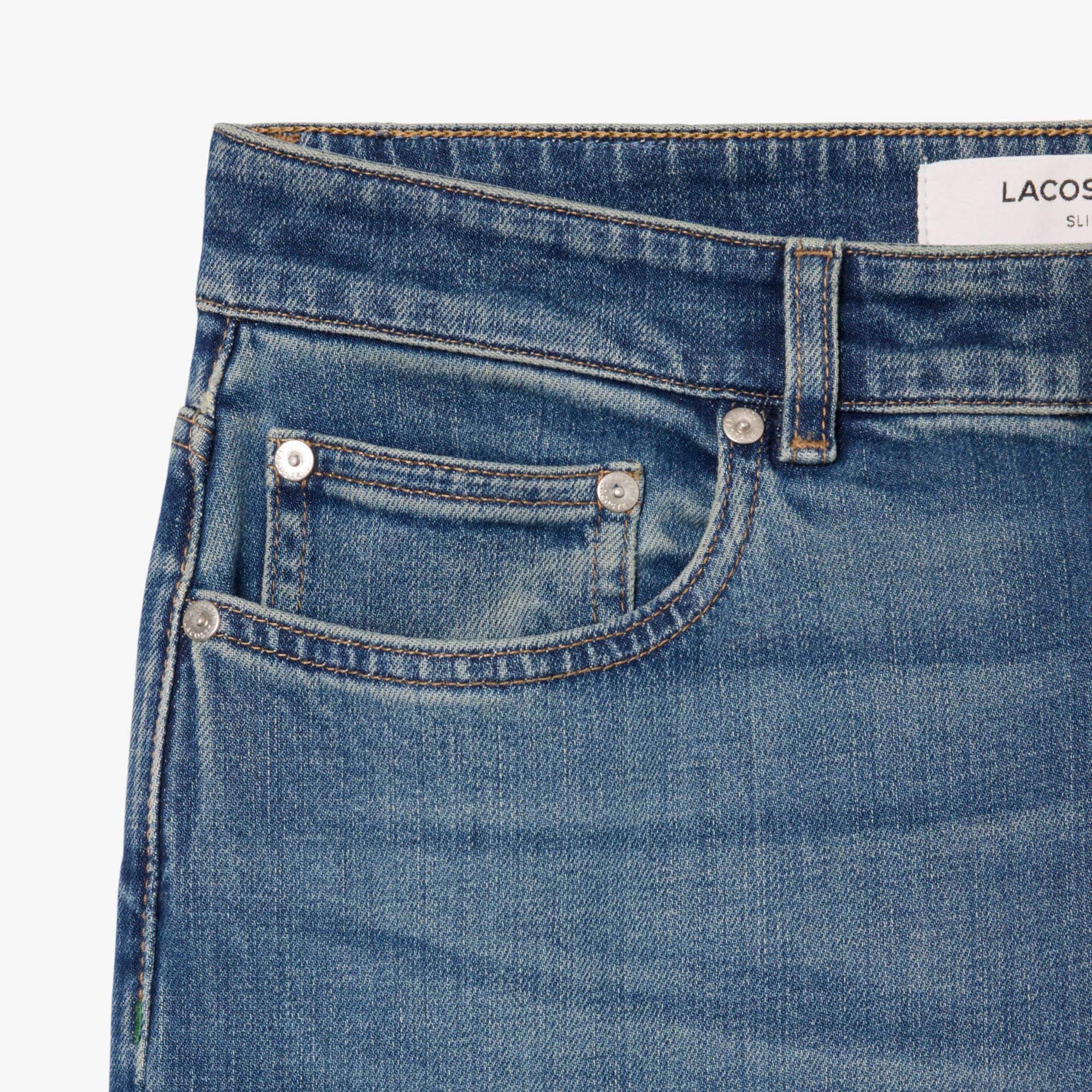 Men's 5-Pocket Slim Fit Indigo Jeans