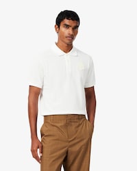 Mini Piqu&eacute; Badge Accent Stretch Golf Polo Shirt