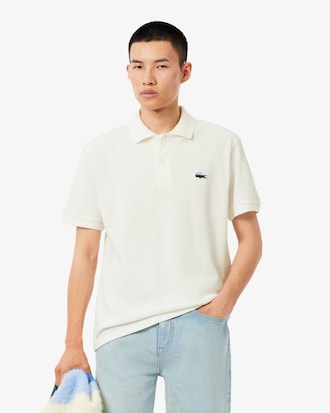 Men's Classic Fit Landscape Crocodile Piqué Polo