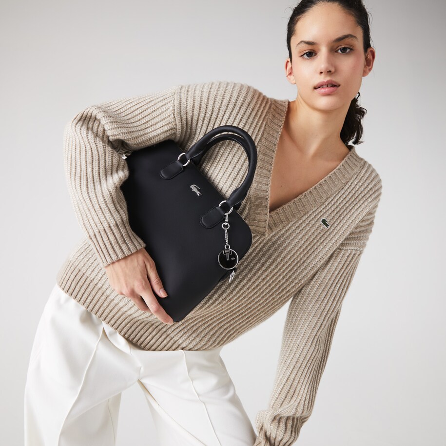 Women S Daily Classic Coated Pique Canvas Bugatti Bag Lacoste A sharp design to channel your cool sophistication, the chantaco small bugatti bag. women s daily classic coated pique canvas bugatti bag