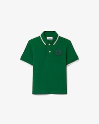 Badge Accent Petit Piqu&eacute; Polo Shirt