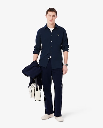 Slim Fit Cotton Piqué Shirt