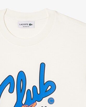 Unisex Relaxed Fit Signature Print T-Shirt