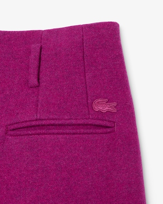 Runway Slub Wool Wide Fit Tailored Pants