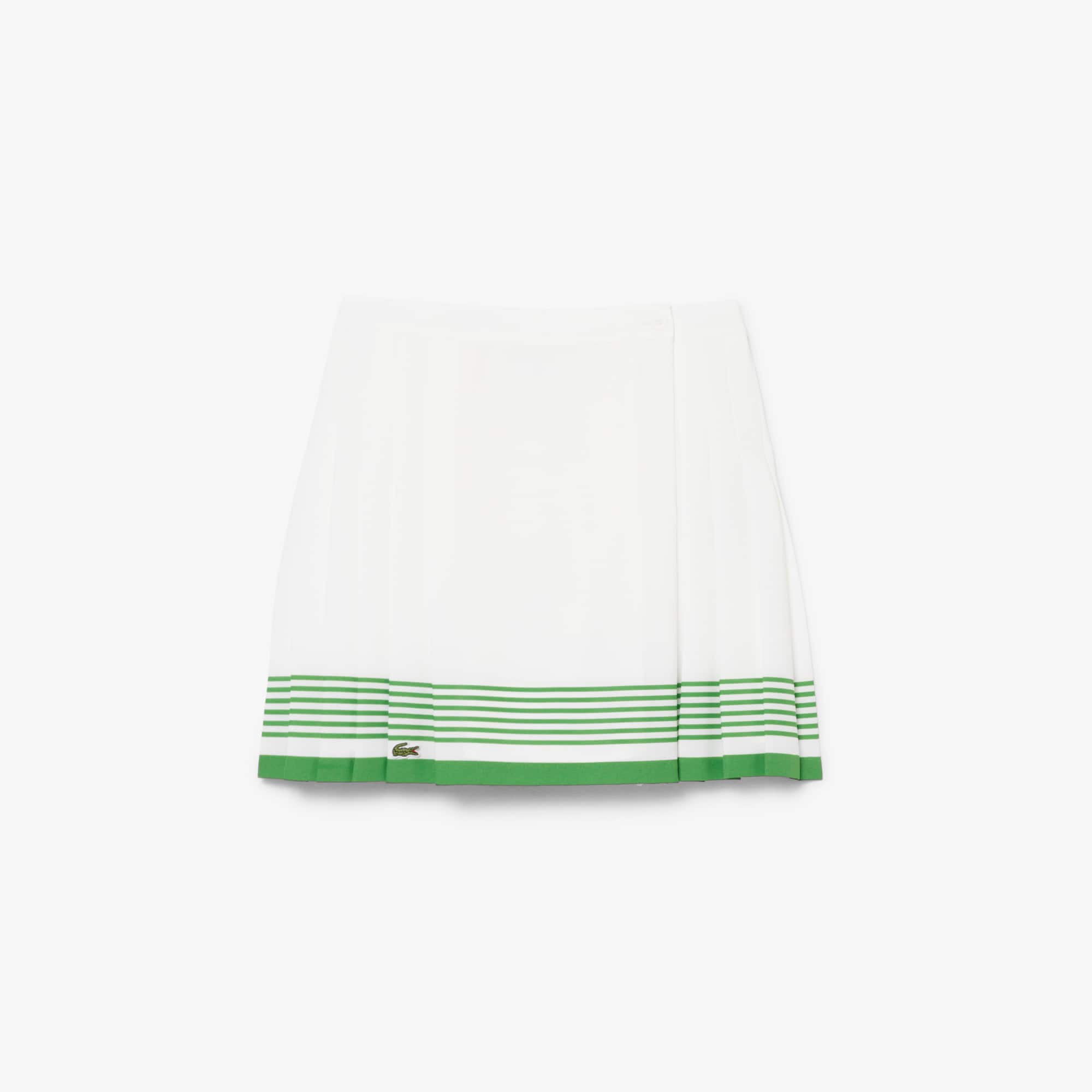 Fluid Crepe Pleated Skirt