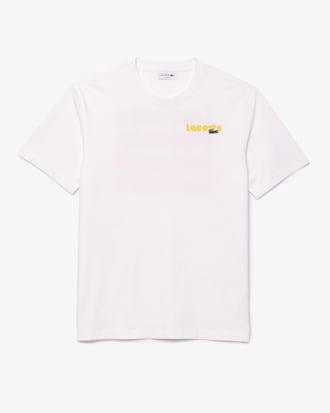 Men's Washed Effect Ombré Print T-Shirt