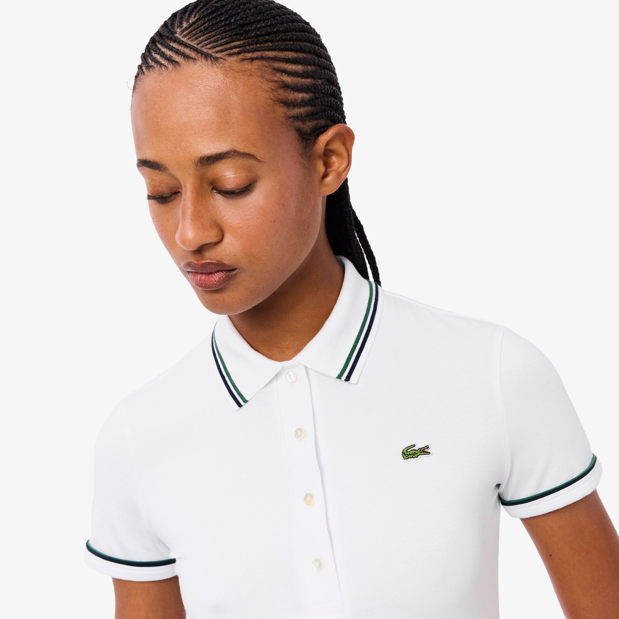 Women's L.12.D Slim Fit Trim Detail Polo - Polo Shirts - New In