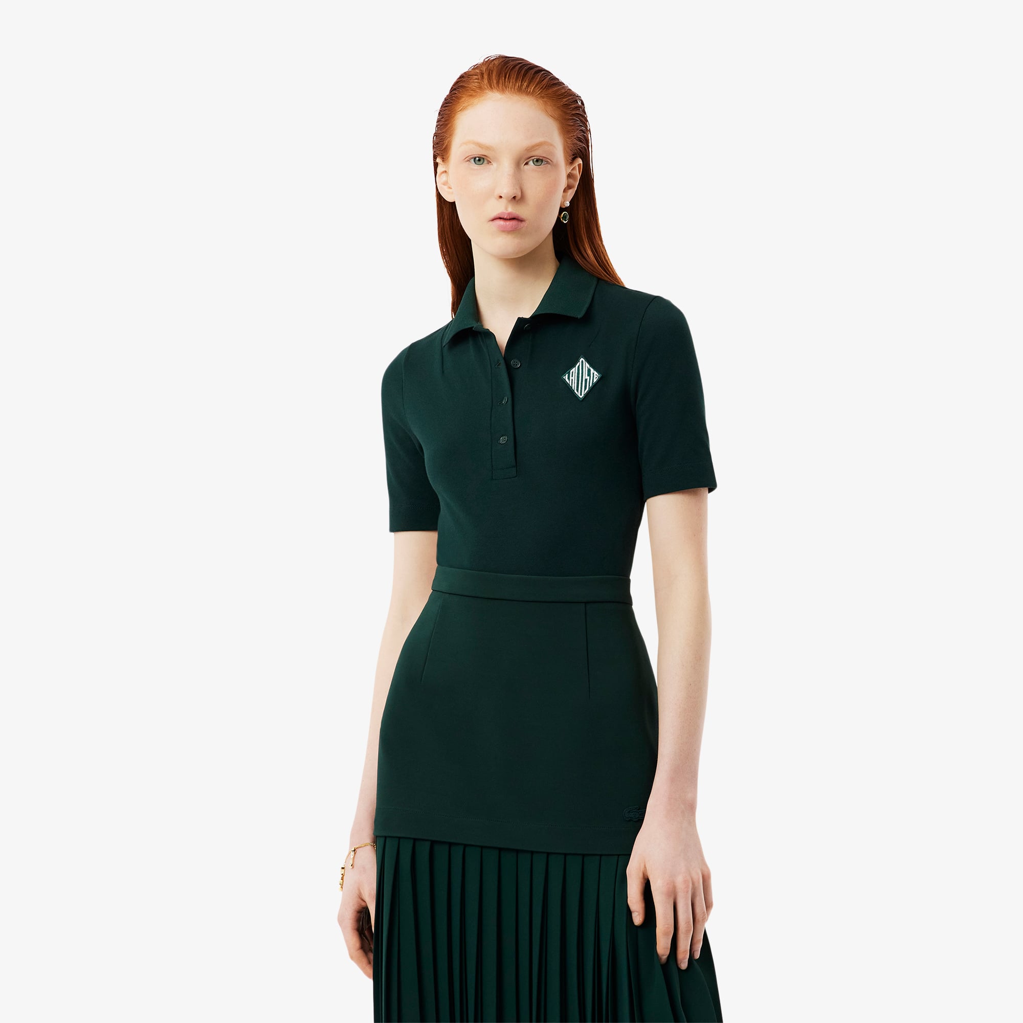 Women's Runway Mini Piqué Polo Bodysuit - All Polos - New In 2026