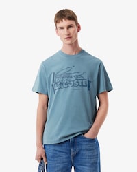 Playera Para Hombre De Punto De Algod&oacute;n Estampada