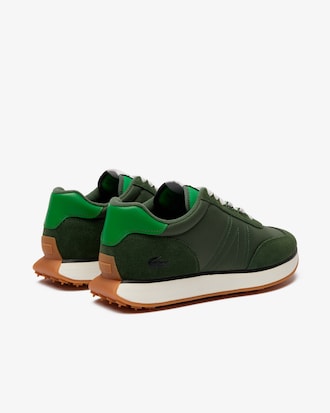 Men's L-Spin Leather and Textile Sneakers