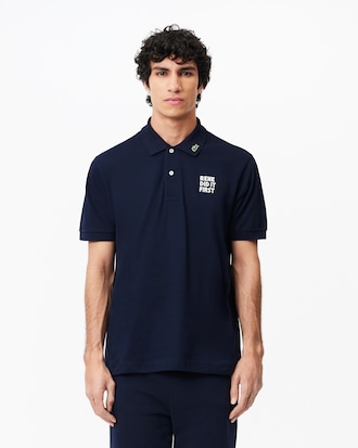 Polo con texto Classic Fit L.12.12