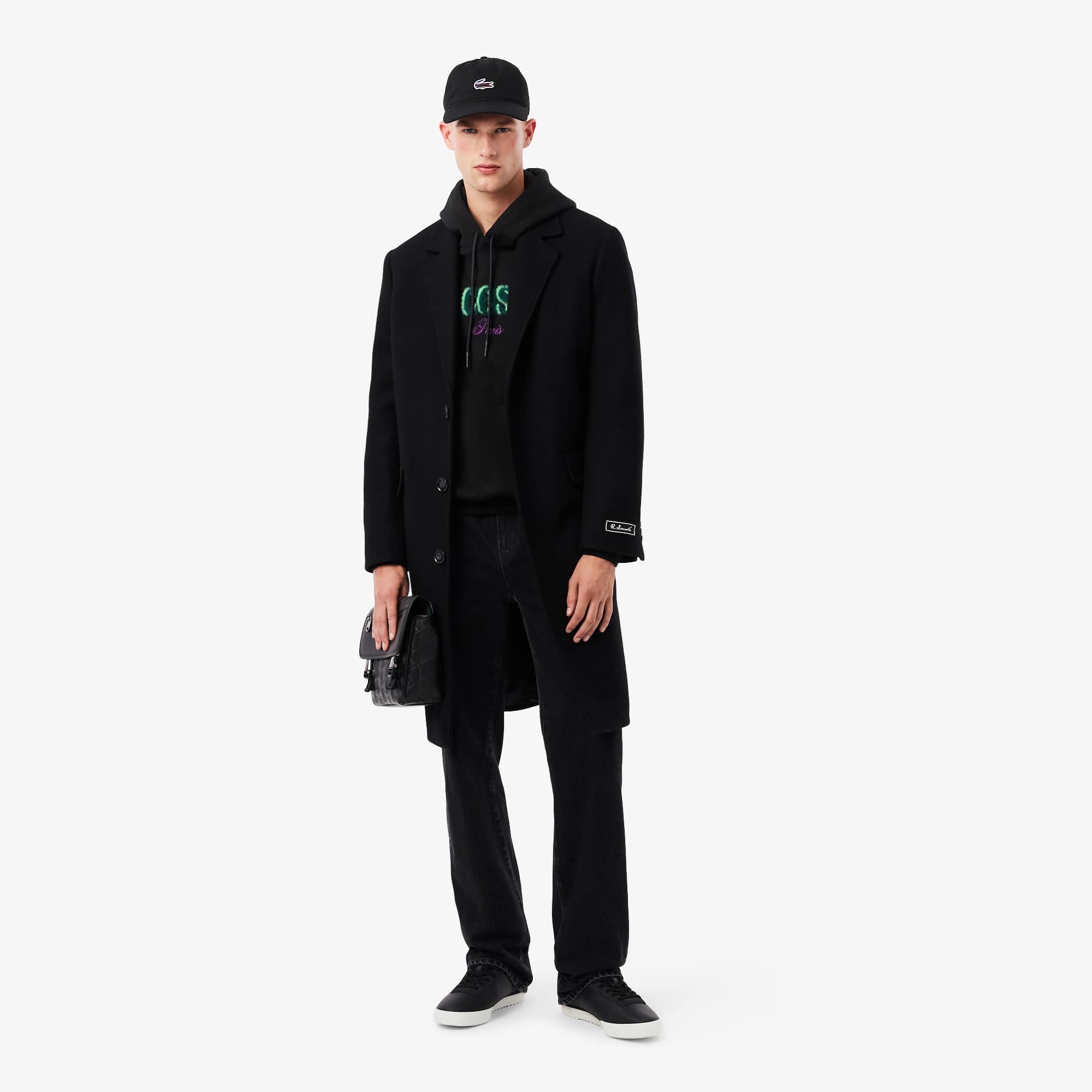 Men's Loose Fit Embroidered Hoodie - Sweaters & Sweatshirts - New