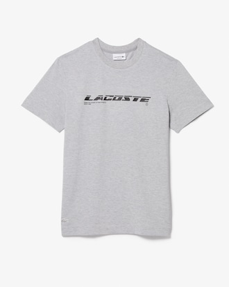 Men's Regular Fit Branded Piqué T-Shirt