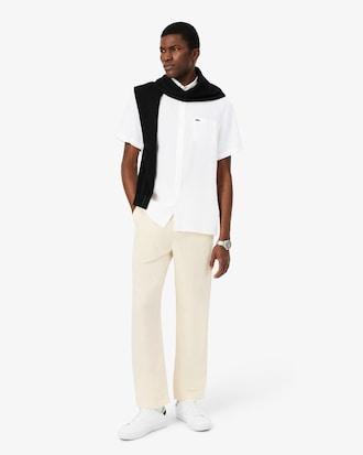 Men's Short Sleeve Linen Shirt  