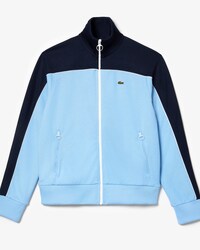 Women's Zipped Colorblock Cotton Piqu&eacute; Sweatshirt