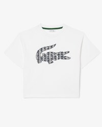 Playera de algod&oacute;n con estampado de monogram