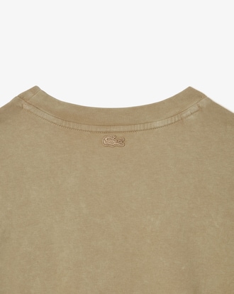 Playera oversize de algodón con efecto lavado