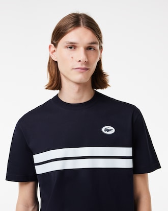 Men's Print Back Cotton T-Shirt
