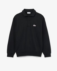 Fleece Polo Collar Sweatshirt