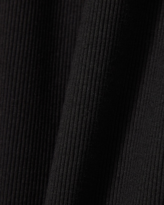 Women's Slim Fit Ribbed Cotton Polo Collar Dress
