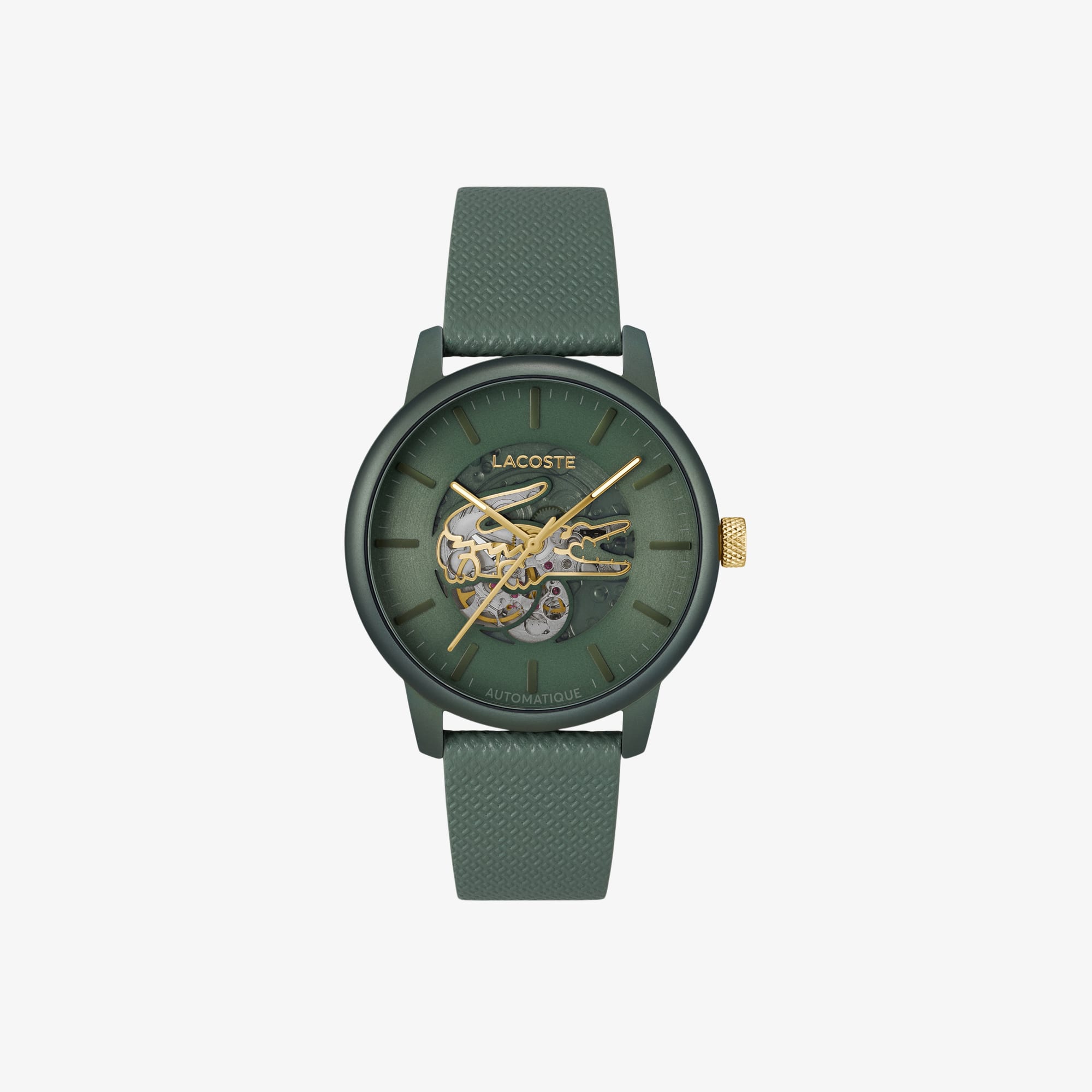 Lacoste.12.12 Automatic Leather Watch - Watches & Jewelry - New In