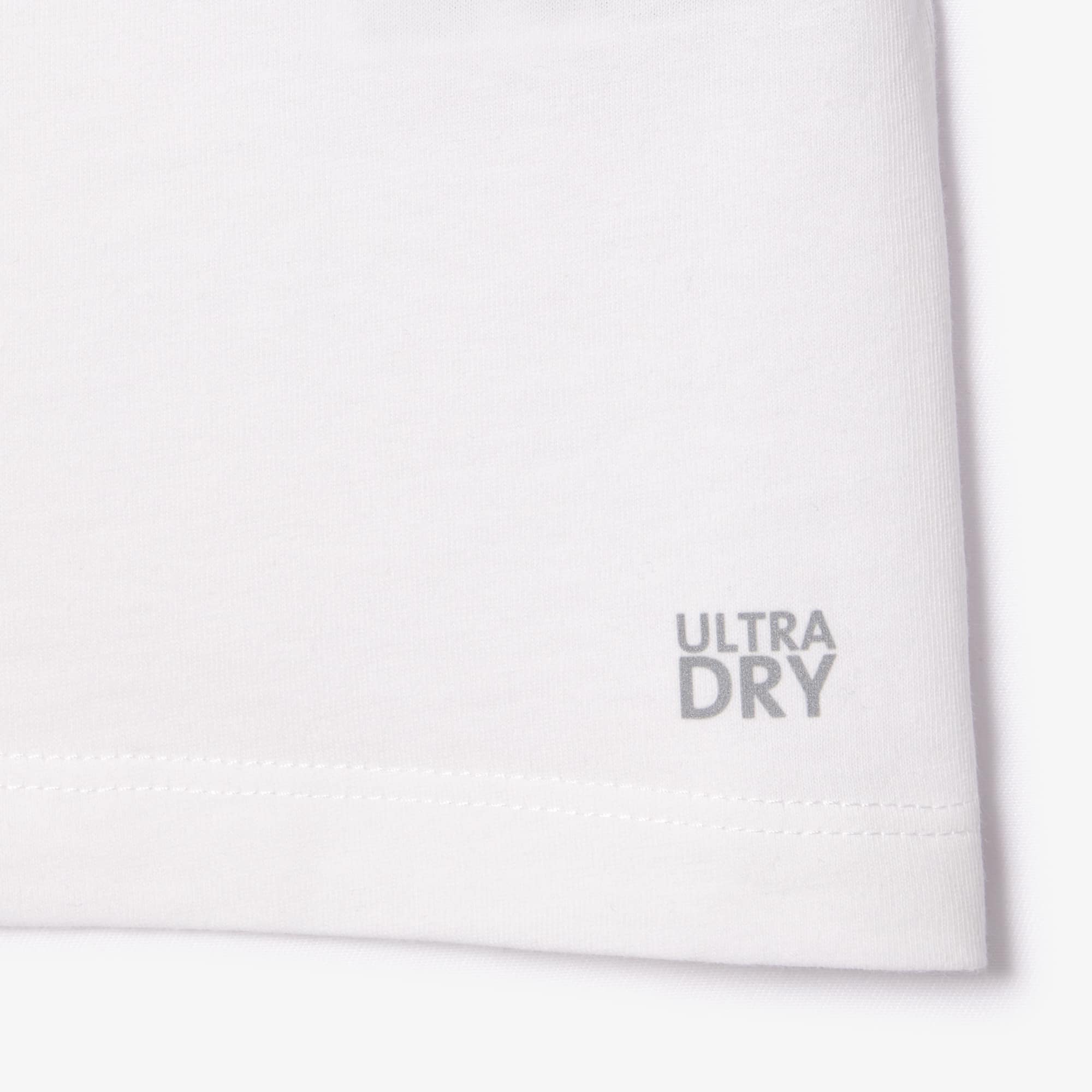 ★LACOSTE★ Women's Training Basic T-Shirt White TF9246-54G0 Women's Ultra Dry Technical Cotton T-Shirt - T-Shirts & Tops