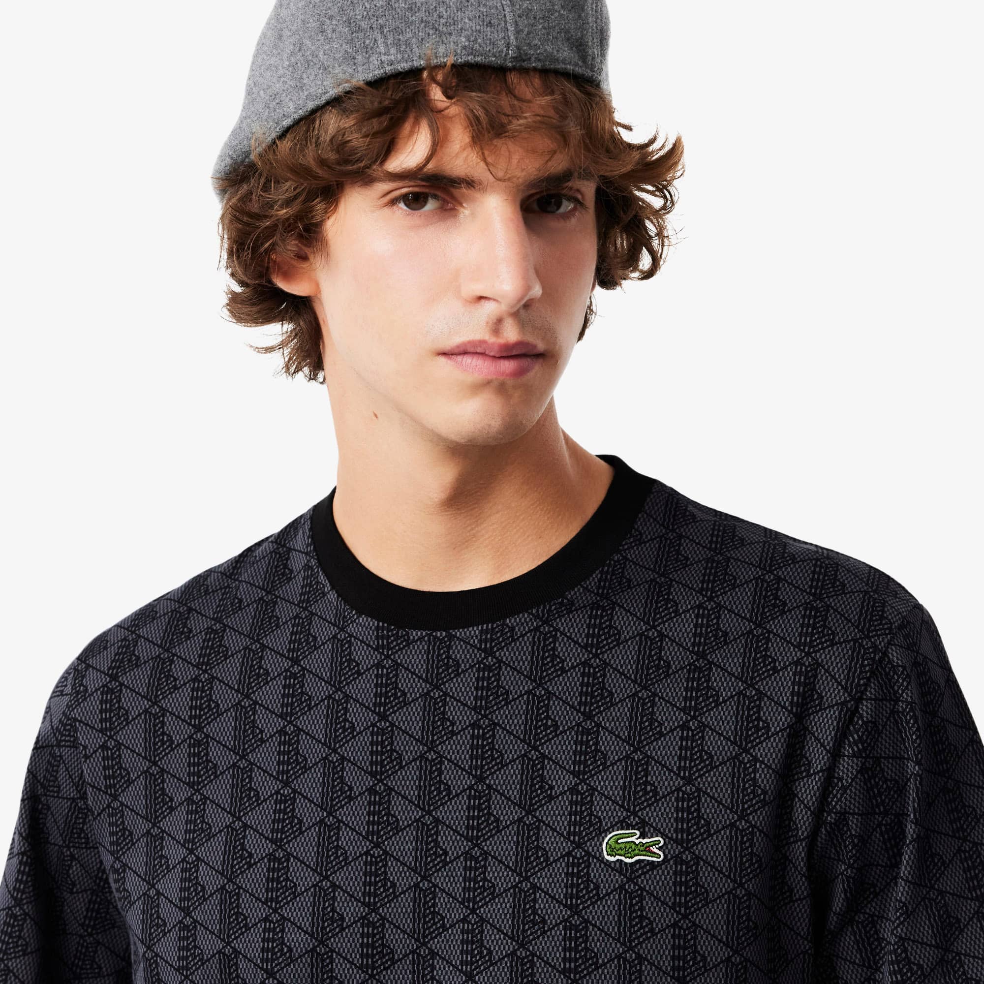 Men's Monogram Jersey T-Shirt - Organic Cotton - New In 2026 | Lacoste