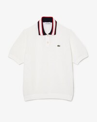 Women's Short Sleeve Polo Neck Cotton Sweater