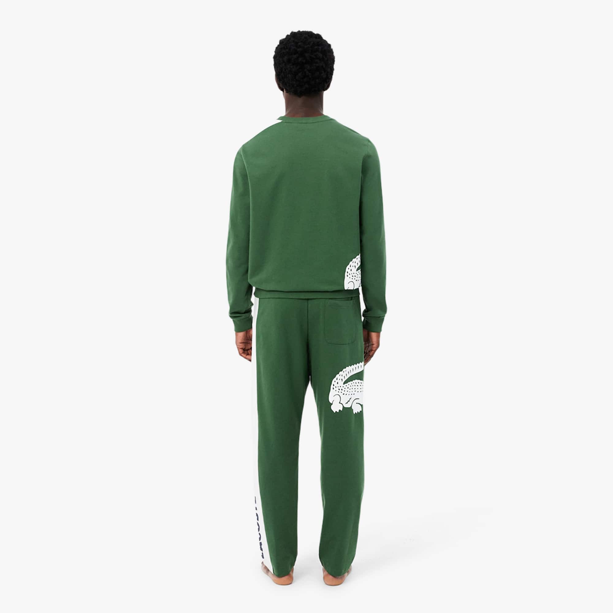 Men's Printed Fleece Loungewear Pants