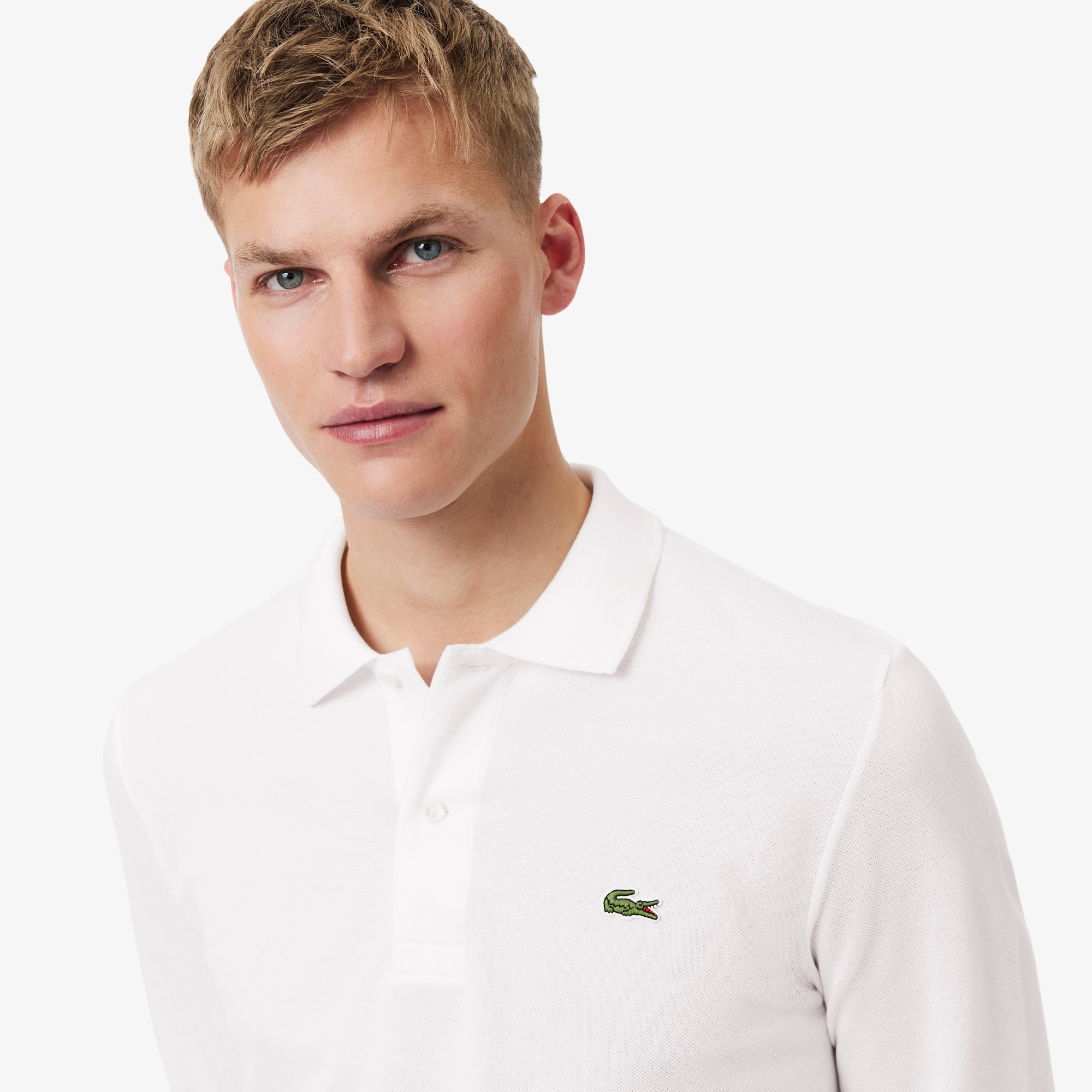 新品 LACOSTE x atmos 日本製 Polo White L LACOSTE atmos limited Polos WHITE（ラコステ アトモスリミテッド