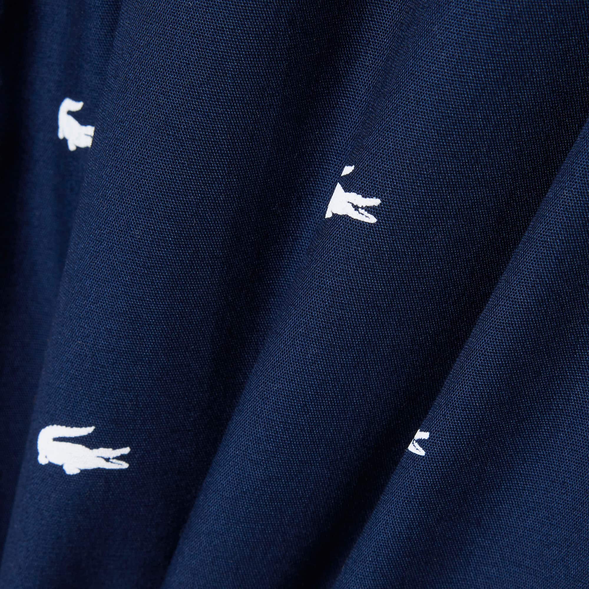 Printed Poplin Pajama Pants