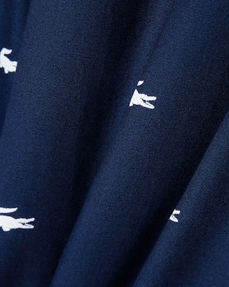 Printed Poplin Pajama Pants