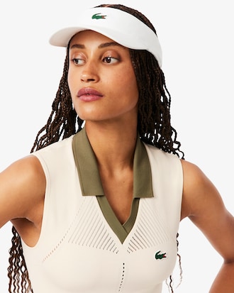 Women's Sleeveless Stretch Knit Tennis Polo