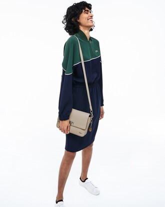 Women's Daily Classic Piqué Canvas Clasp Shoulder Bag