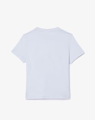 Kids' Bright Croc Print Cotton T-Shirt