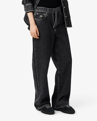 Women's Wide Leg Denim Jeans