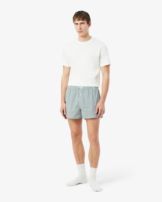 3-Pack Striped Cotton Poplin Boxers