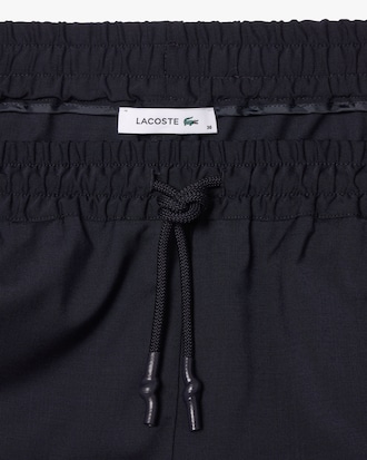 Shorts ajustables de sarga de lana resistente