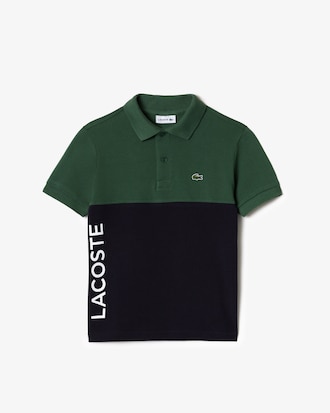 Polo de Piqu&eacute; en Bloques de Color para Ni&ntilde;os