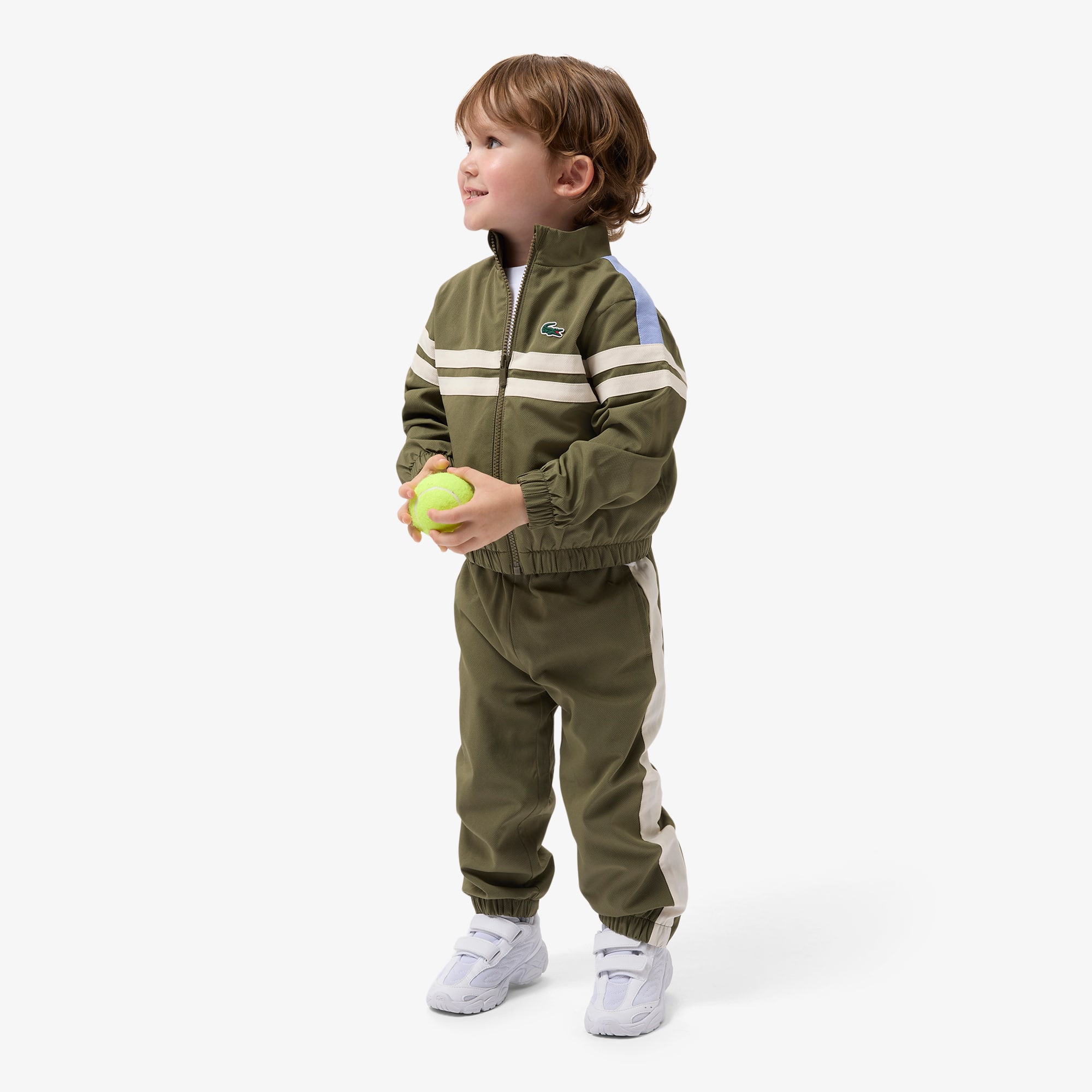 Lacoste Boys' Ultra Dry Abrasion-resistant Sport Tracksuit - 6 Years In Green