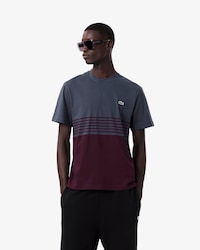 Striped Jersey Color-block T-shirt